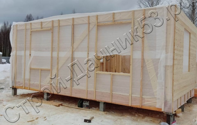 4 Каркасно-щитовой 6×8, 48  м², Ленинградская область, Всеволожск (1)